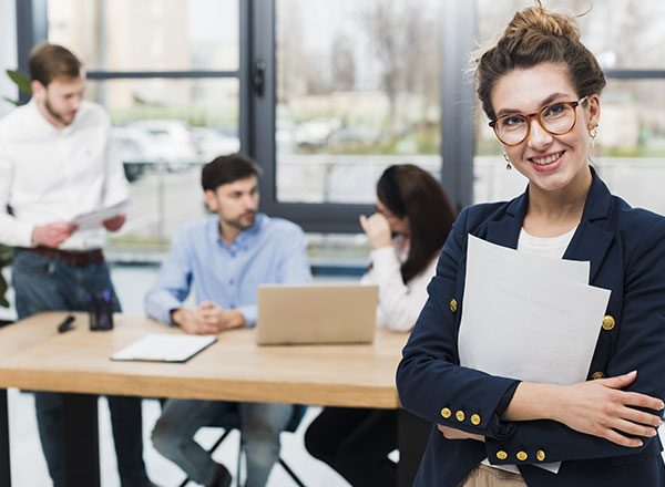 front-view-human-resources-woman-posing-office